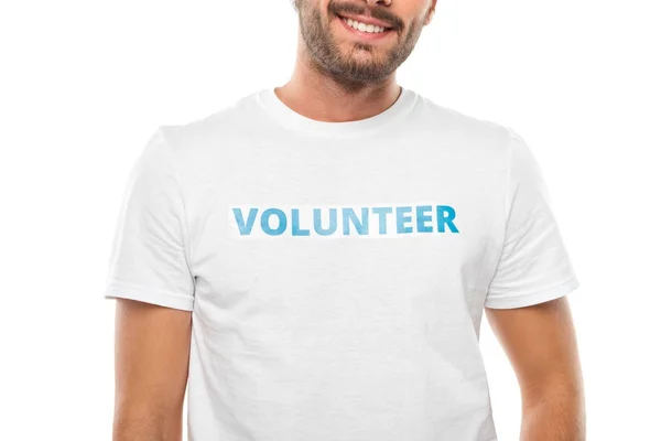 Joven voluntario sonriente — Foto de stock gratis