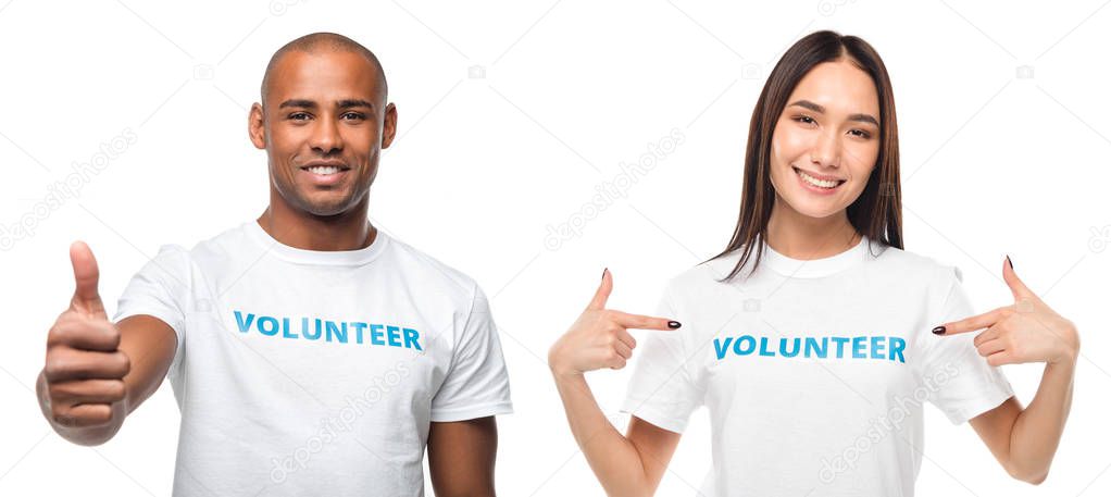 couple of young volunteers