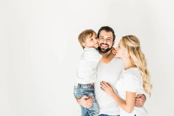 Happy parents with little son — Stock Photo, Image