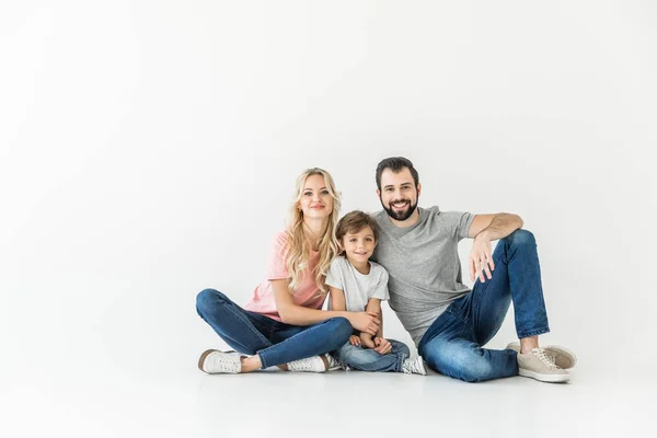 Padres con hijo — Foto de Stock