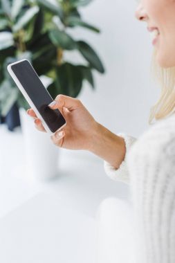 boş ekran ile Smartphone