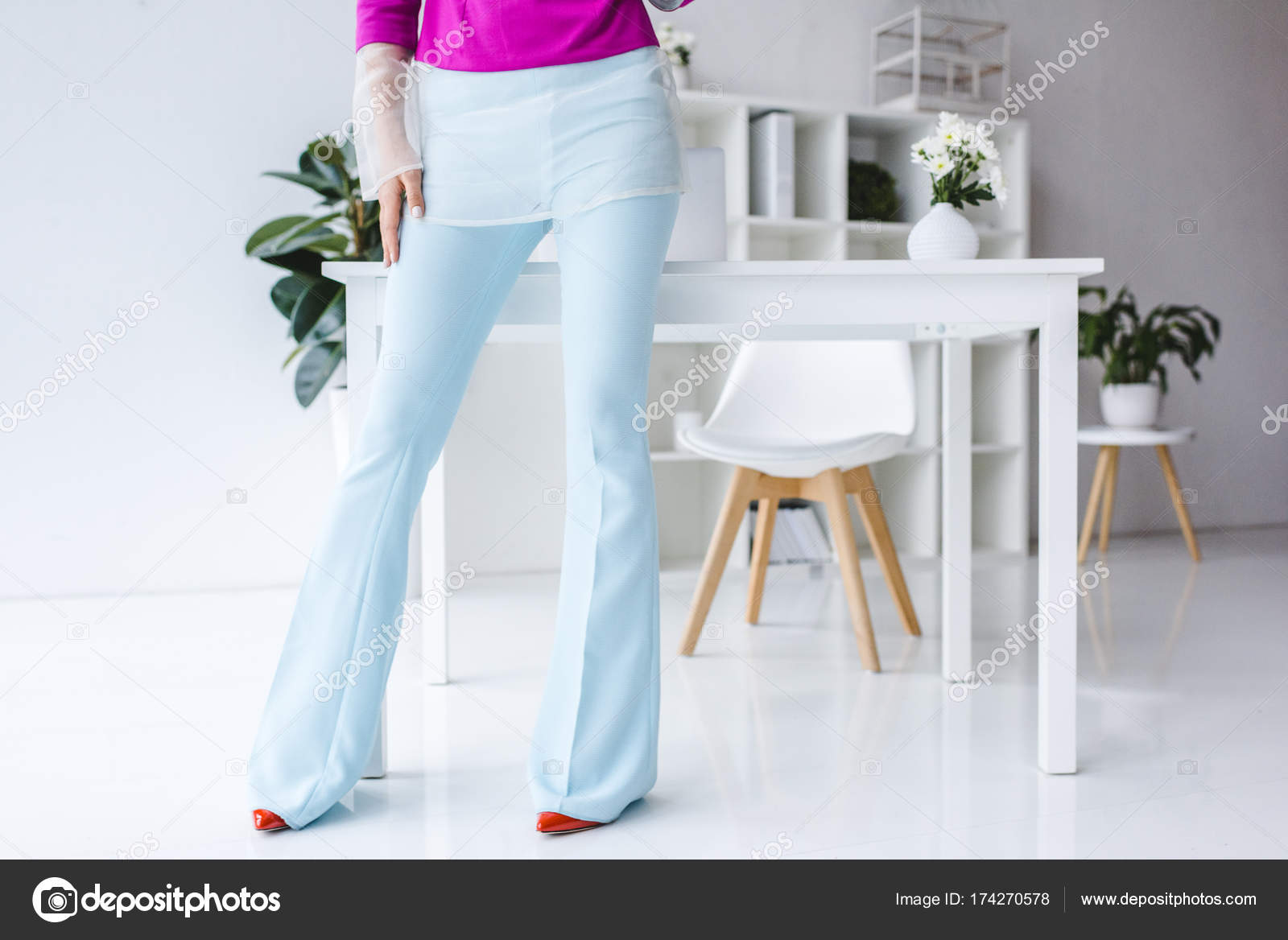 Flared Jeans Stock Photo C Allaserebrina 174270578