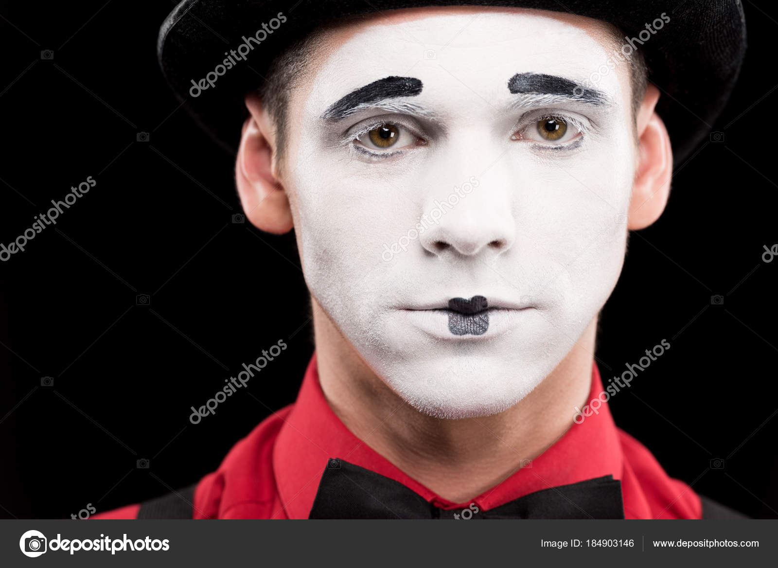 Male Mime Makeup