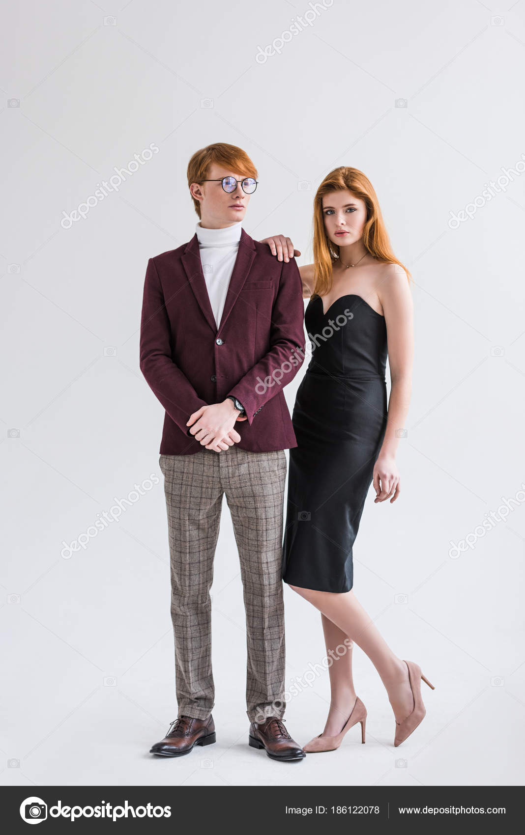 couple in formal wear