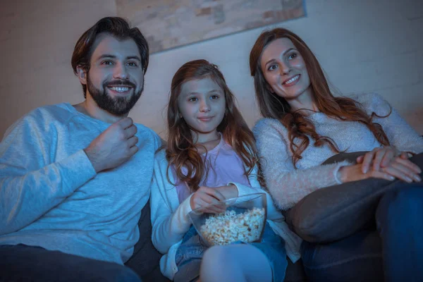 Sledování televize — Stock fotografie