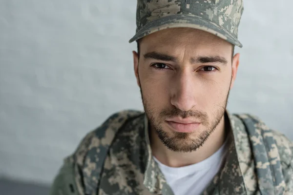 Portrait of soldier — Stock Photo, Image