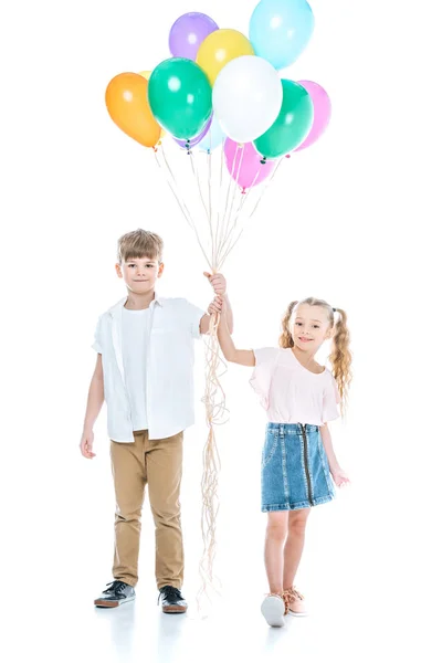 Děti s balónky — Stock fotografie