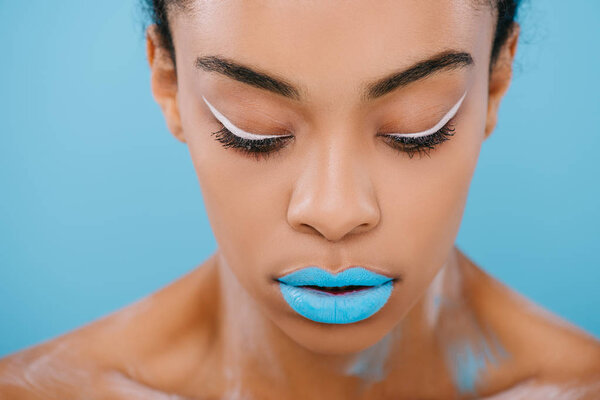 Blue lips