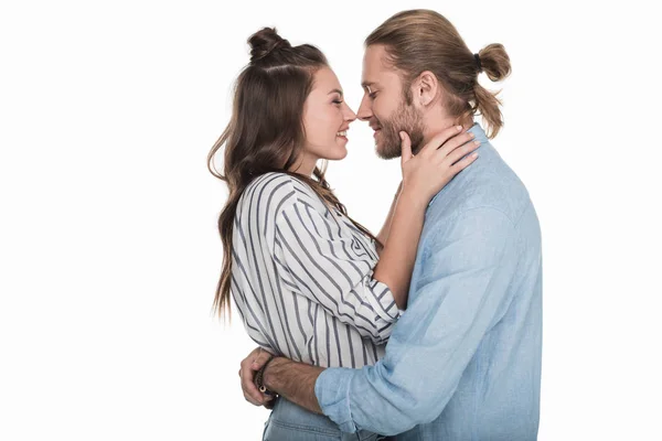 Feliz pareja joven - foto de stock