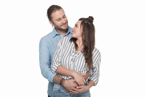 Feliz jovem casal — Fotografia de Stock