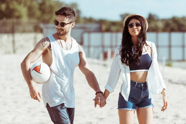 Interracial couple spending time together — Stock Photo