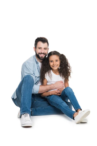 Happy father and daughter — Stock Photo
