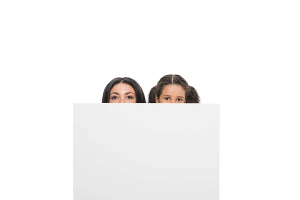 Mother and daughter looking at camera — Stock Photo