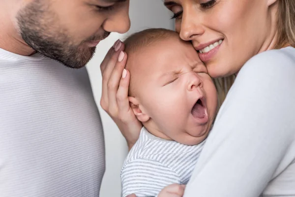 Parents with baby boy — Stock Photo