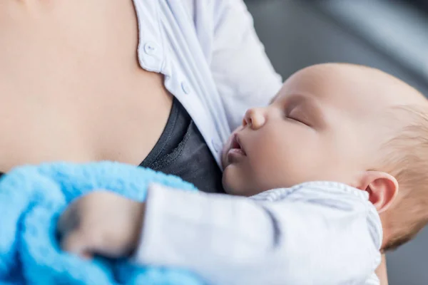 Sleeping baby boy — Stock Photo