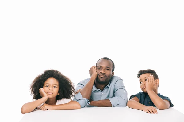 Ennui famille afro-américaine — Photo de stock