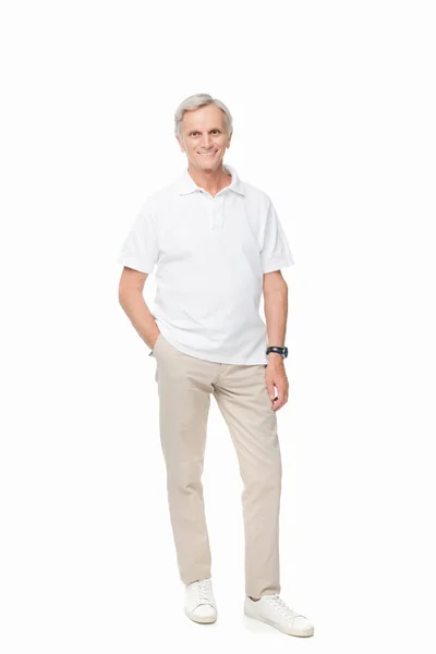 Smiling senior man — Stock Photo