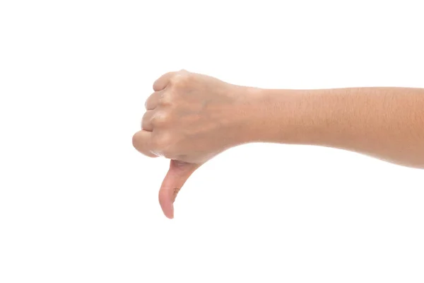 Thumb down — Stock Photo