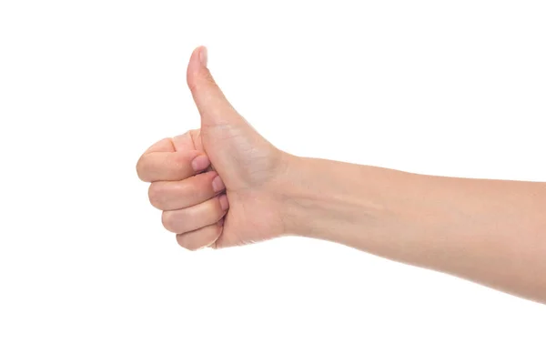 Великий палець вгору — Stock Photo