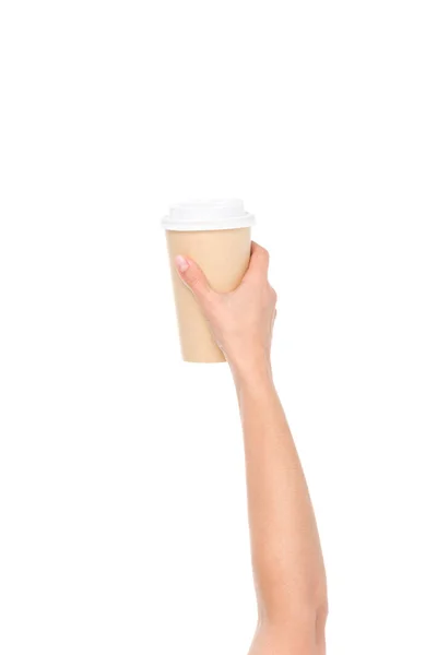 Taza de café desechable - foto de stock