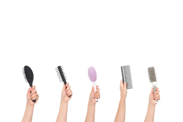 Cepillos para el cabello - foto de stock