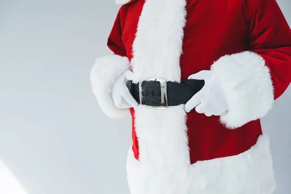 Santa Claus con cinturón - foto de stock