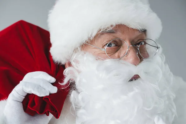 Weihnachtsmann-Umhängetasche — Stockfoto