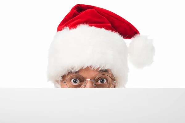 Babbo Natale con carta bianca — Foto stock