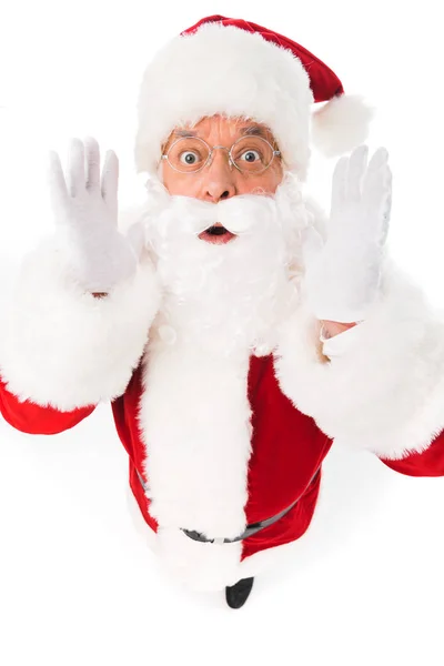 Santa claus émotionnel — Photo de stock