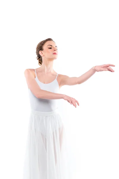 Ballerina dancing in tutu — Stock Photo