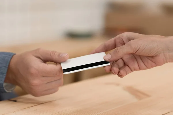 Payment with credit card — Stock Photo