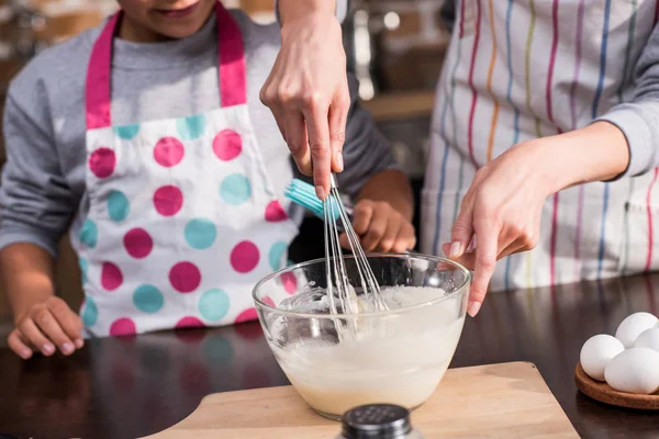 Making dough process — Stock Photo