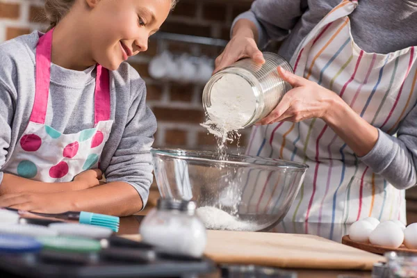 Processus de fabrication de pâte — Photo de stock