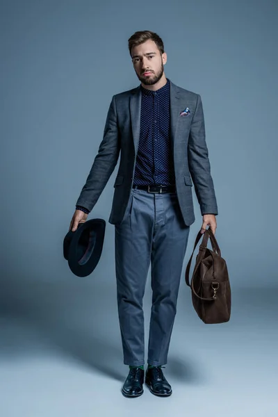 Dissatisfied man in suit — Stock Photo