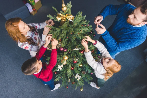 Familienweihnachten — Stockfoto