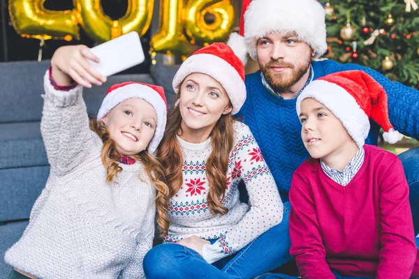 Christmas selfie — Stock Photo