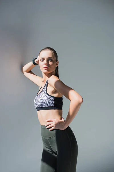 Confident sportswoman — Stock Photo