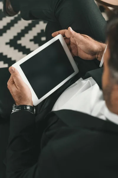 Uso de Tablet — Stock Photo
