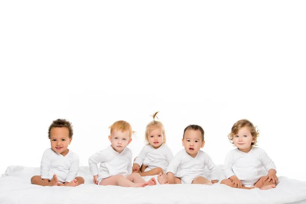 Cute multiethnic toddlers — Stock Photo