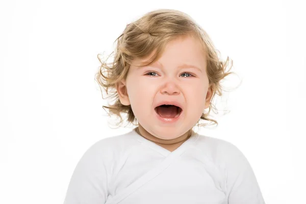 Crying toddler girl — Stock Photo