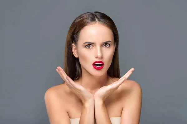 Shocked girl — Stock Photo