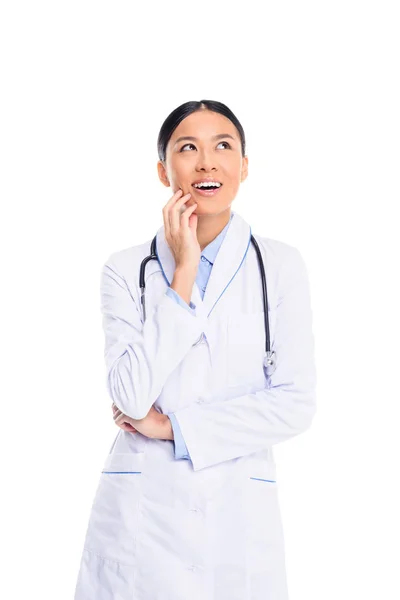 Smiling asian doctor — Stock Photo