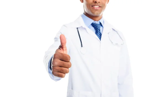 Doctor with thumb up — Stock Photo