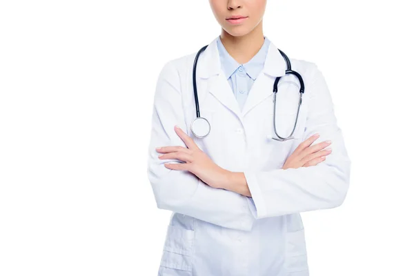 Doctor with crossed arms — Stock Photo