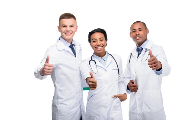 Doctors with thumbs up — Stock Photo