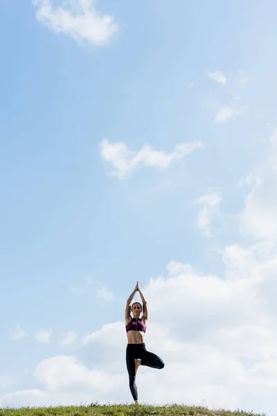 Tree pose — Stock Photo