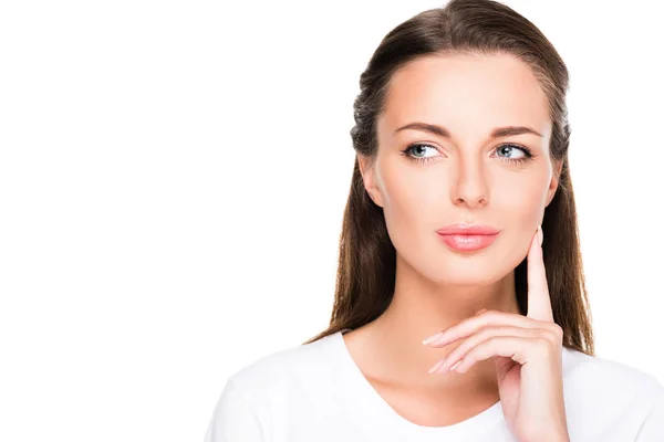 Pensive woman looking away — Stock Photo