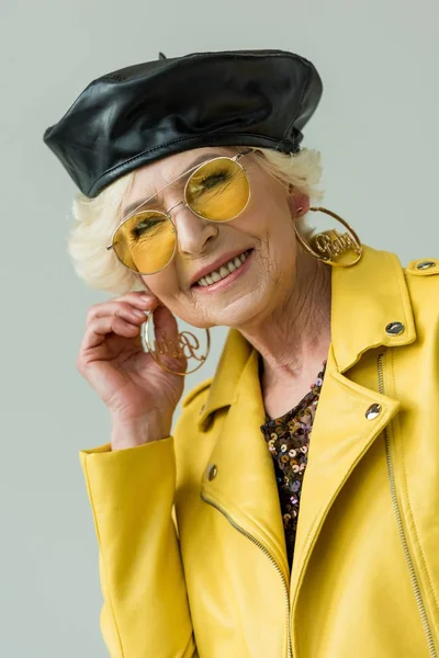 Stylish senior woman — Stock Photo