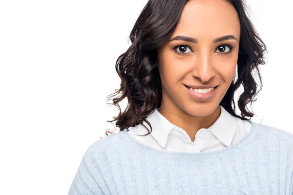 Beautiful mulatto woman — Stock Photo