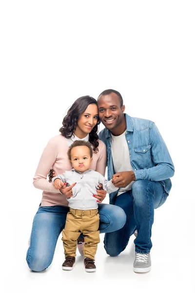 Happy african american family — Stock Photo